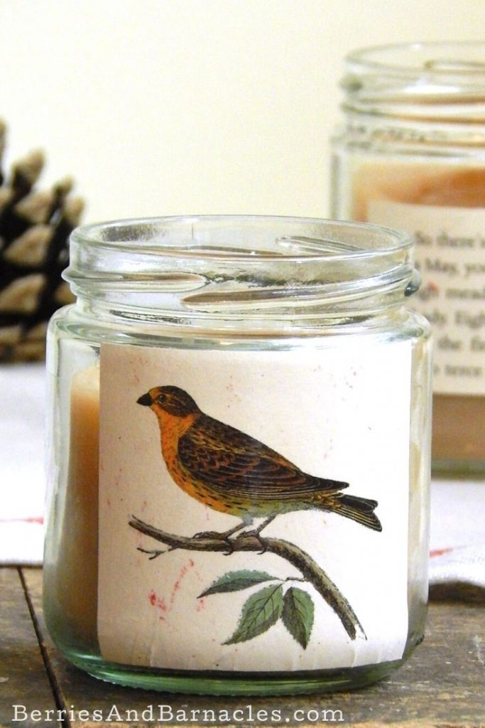 How to make homemade candles from recycled glass jars