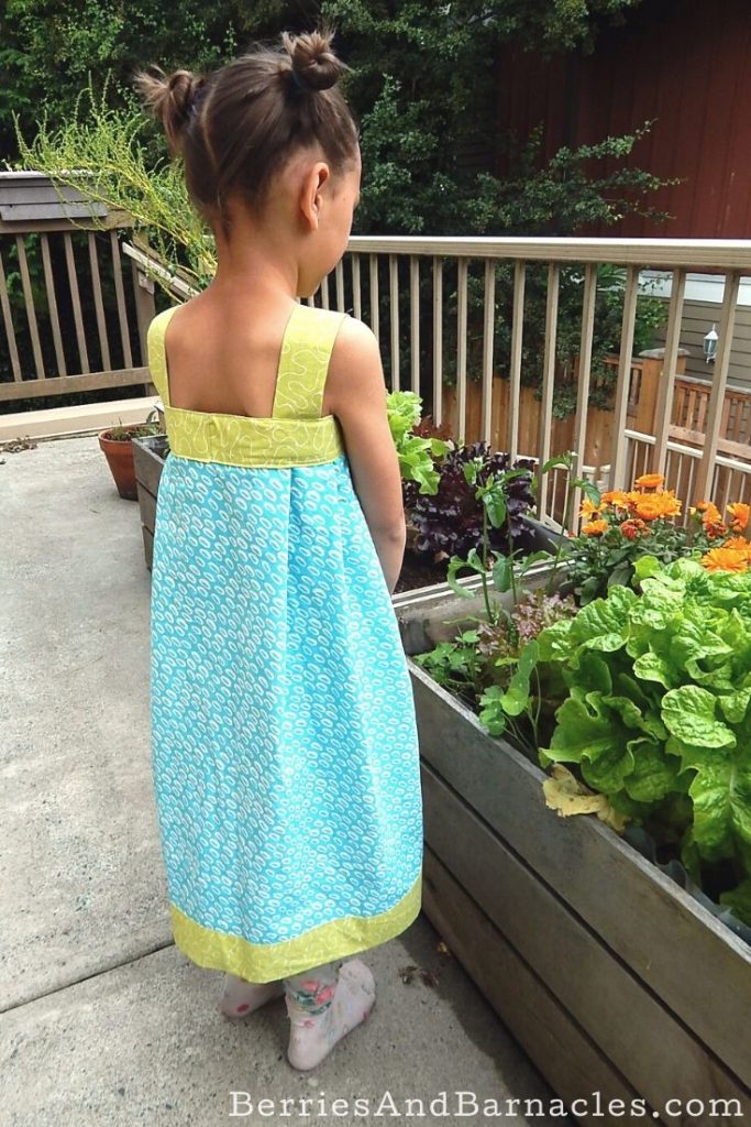How to make a two colour pillowcase sundress from quilting cotton