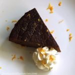 Rich and delicious orange and chocolate almond cake