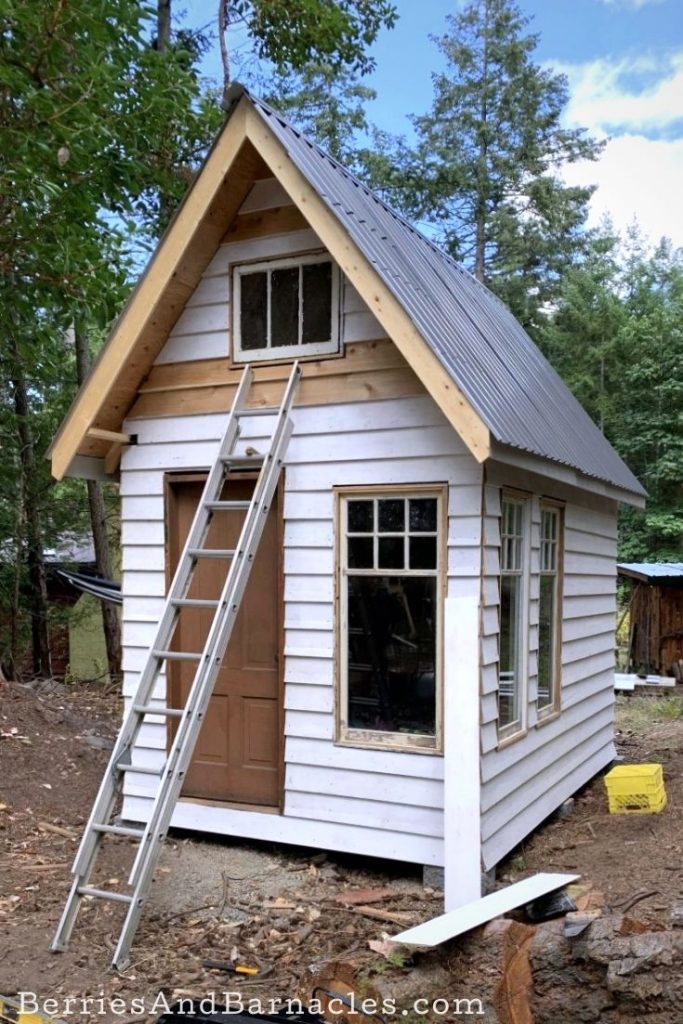 Siding options for a self-built shed or shabin