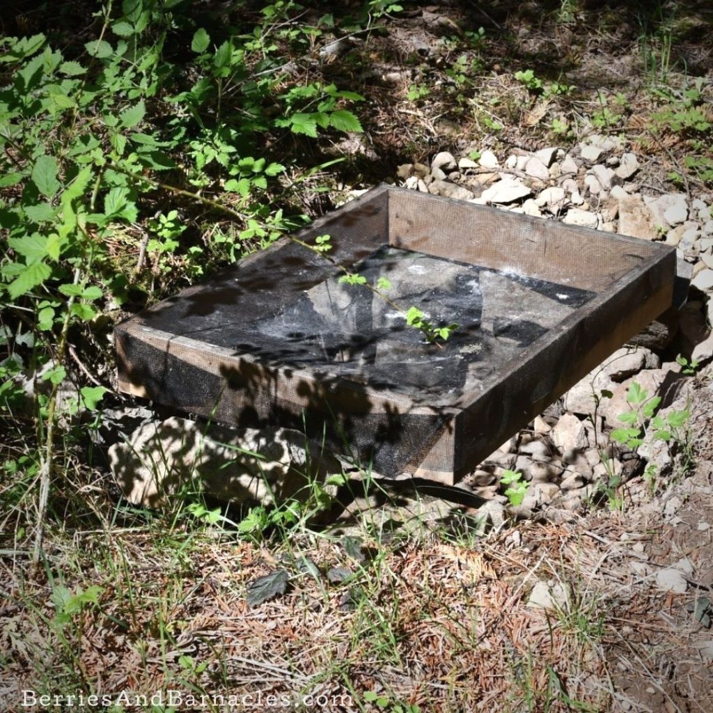 Why we decided to make a grey water pit for disposal on our off-grid property. Perfect for cabins and camping