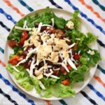 Healthy, 15-minute taco salad.