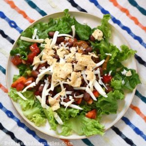 Deliciously Easy Vegetarian Taco Salad