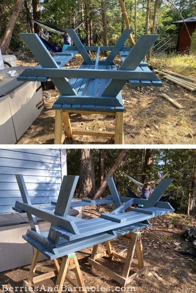How to make a picnic table out of scrap lumber
